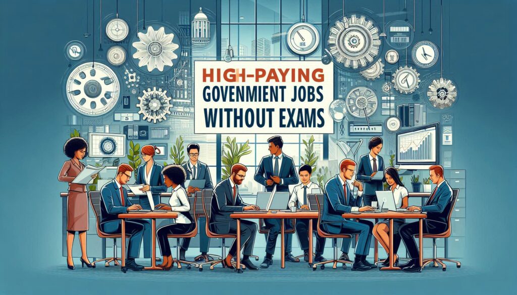 High-paying government jobs without exams