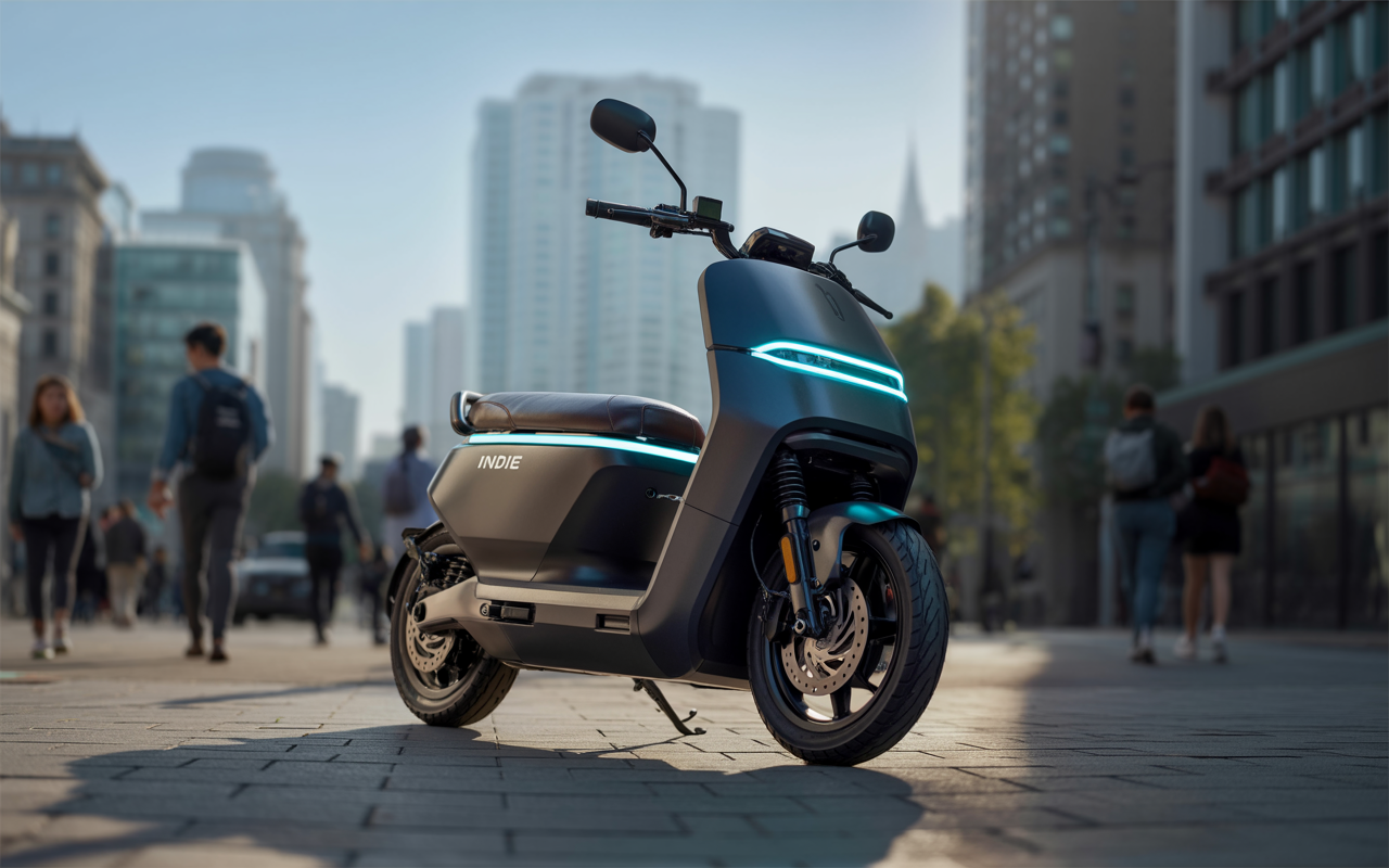 River Indie Electric Scooter in Monsoon Blue – 2025 Model